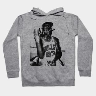 Michael Jordan drawing Hoodie